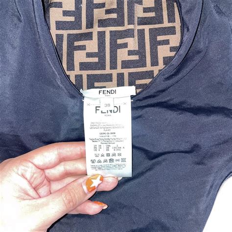 fendi fendirama monogram one piece